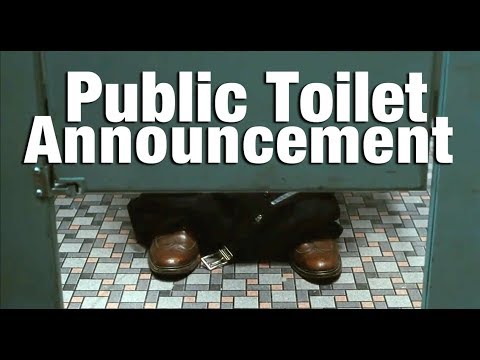 Public Toilet Announcement