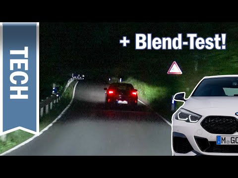 Adaptive LED-Scheinwerfer im 2er & 1er BMW im Test: Nachtfahrt mit Selective Beam & Blend-Test