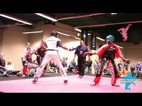 Ryan George vs Kevin Walker Team Sparring Rd 3 - 2016 AKA Warrior Cup