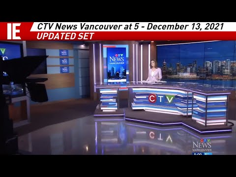 CIVT - CTV News Vancouver at 5 - [Updated Set] Open December 13, 2021