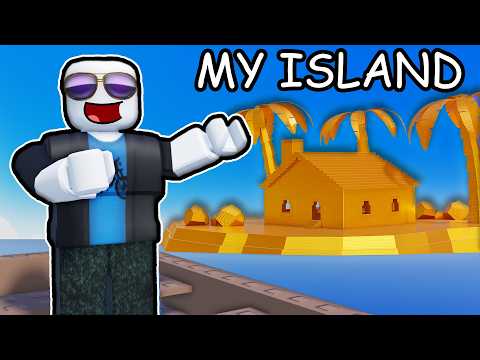 building the most EXPENSIVE Island in Roblox my island...