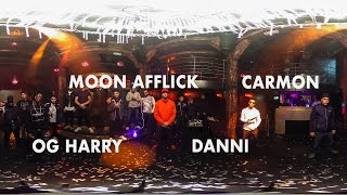 Danni, OG Harry, Carmon & Moon Afflick - 360º Cypher