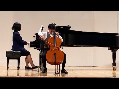Klengel concertino in C-major for Cello and Piano, No.1, Op.7, Allegro