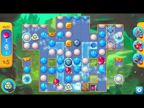 Fishdom 6822 Level - 15 moves - NO BooSTERS