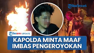 Polresta Mamuju Didemo Mahasiswa Imbas Pengeroyokan Oknum Polisi, Kapolda Minta Maaf & Janji Usut