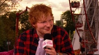 Ed Sheeran chats to Greg James and Jen Long