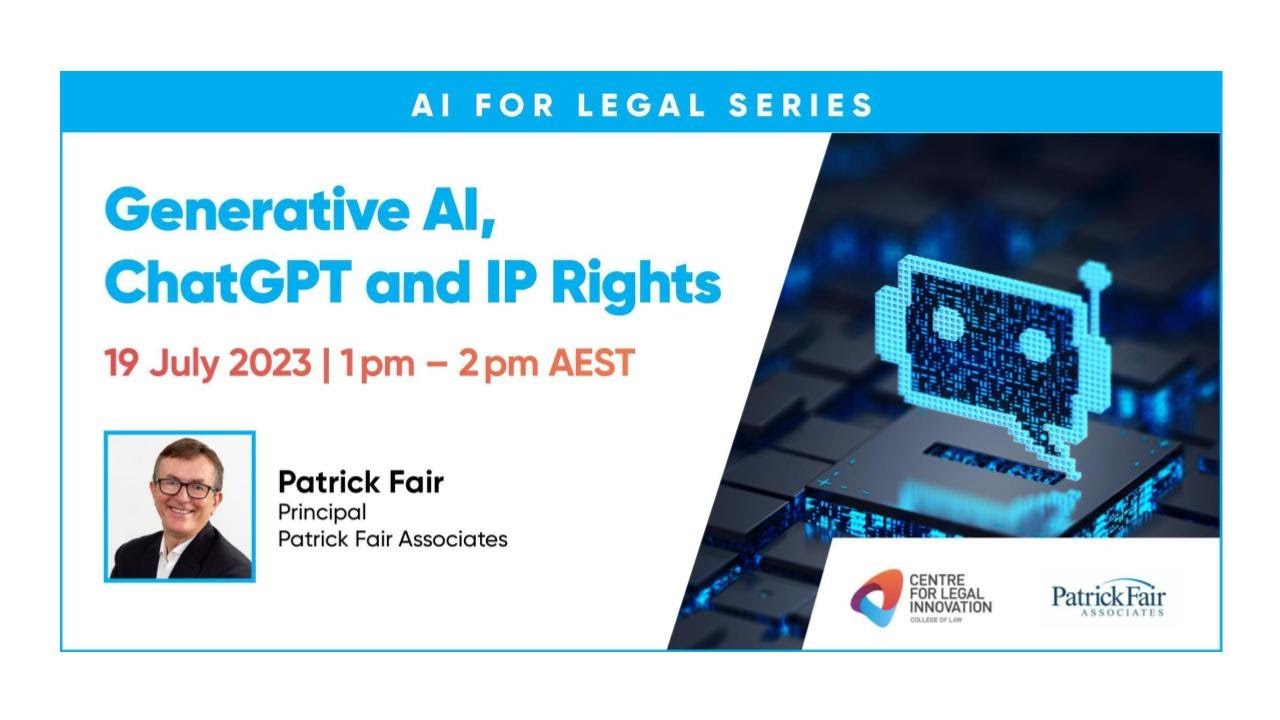 Generative AI, ChatGPT and IP Rights