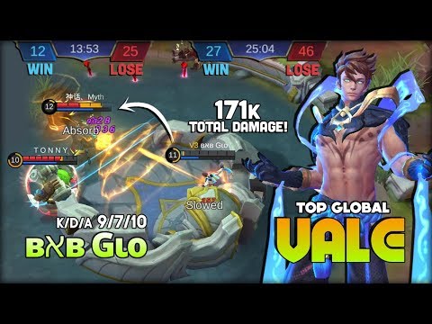 Surrender?! In Your Dream! Carry with Vale? Kill or Win! ʙאʙ Gιo Top Global Vale ~ Mobile Legends