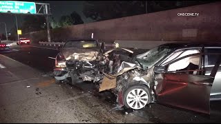 Horrific Fatal Wrong Way Driver Traffic Collision | Anaheim