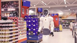 StrongPoint and 1X (formerly known as Halodi) are developing a grocery retail reshelving robot