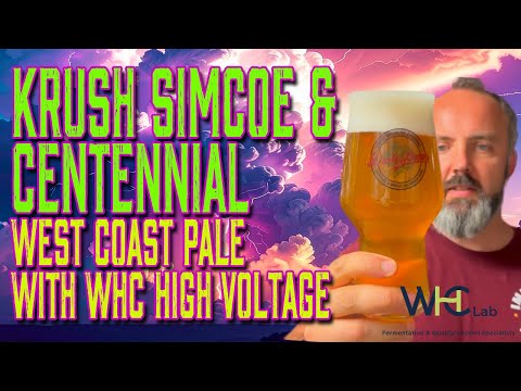 Krush, Simcoe & Centennial West Coast Pale Recipe with High Voltage Kveik Yeast Review