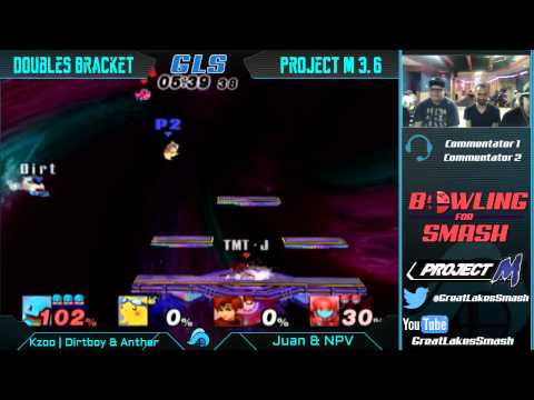 Bowling for Smash IV Project M Doubles - Kzoo | Dirtboy & Anther vs. TMT | Juan & NPV