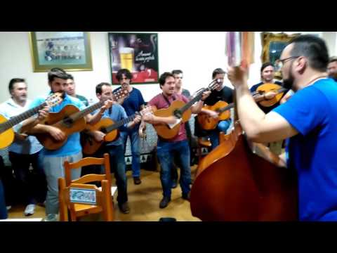 Tuna de Biología de Sevilla haciendo rodaje en un bar (2017)