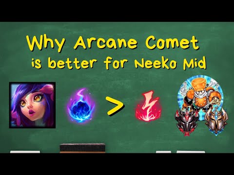 Why Comet is better than Electrocute on Neeko Mid - w/ sleepy 40 sec intro