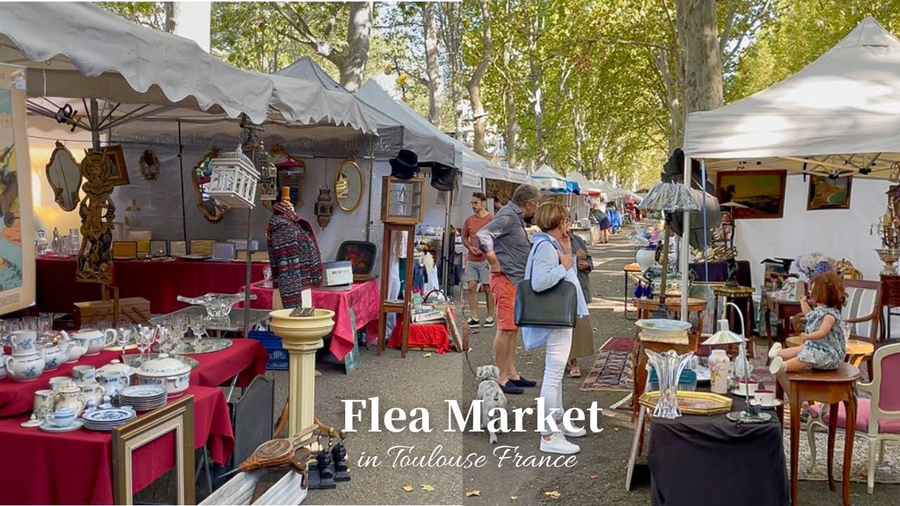 南フランス蚤の市・ブロカント散歩🍃｜購入品 | アンティーク食器や家具、雑貨 /Flea Market /骨董品 / 買付け / トゥールーズVlog