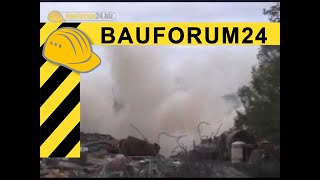 preview picture of video 'Sprengung Kraftwerk und Kühltürme Arzberg - Blasting Power Station - Bauforum24'