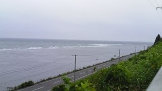 preview picture of video '2012.7江差線キハ40茂辺地→渡島当別海側車窓 Moheji→Oshima-tobetsu'