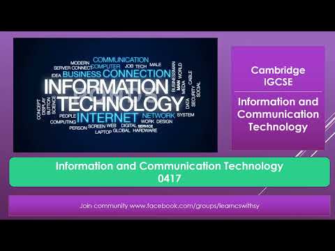 Information and Communication Technology 0417 / 0983 | Introduction