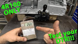 Ford F250 4r100 Transmission - DTR Sensor Test & Evaluation