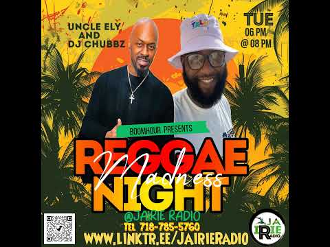 The Boom Hour Every TUESDAY  6-8PM Uncle Ely & Dj Chubbz Pretty Posse  #reggae #entertainment #music