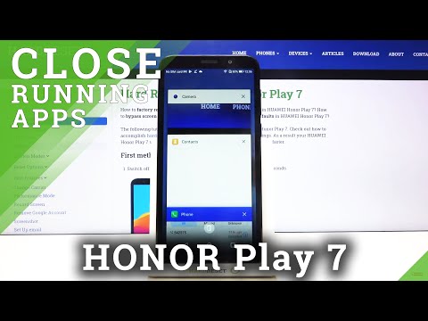 How to Close Apps Running in Background on Honor Play 7 - Close Running Apps