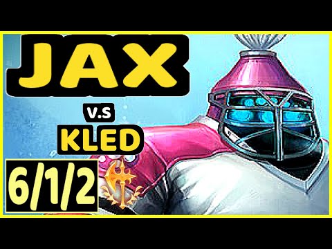 B4DD (JAX) vs KLED - 6/1/2 KDA MID GAMEPLAY - BR Ranked DIAMOND