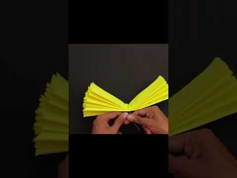 Como hacer flor de cempasúchil grande de papel china / pompón  #diy #diademuertos #manualidades