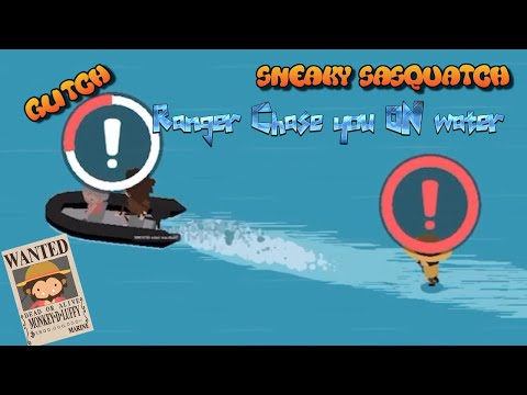 Sneaky Sasquatch Glitch - Ranger Chasing On Water [Dinsun Video]