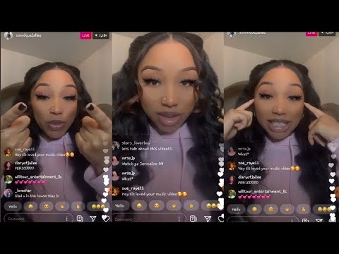 Zonnique LIVE talking song/video FTCU & her baby 👶