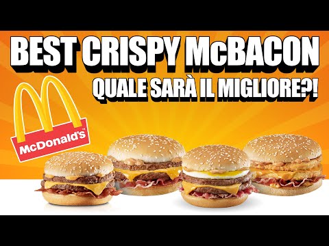 FAST FOOD FIGHT s03e02 | BEST CRISPY McBACON | McDONALD'S