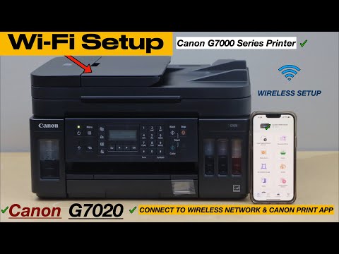 Thumbnail for Canon PIXMA G7020 WiFi Setup, Connect To Wireless Network & Add in SmartPhone, Canon Print App