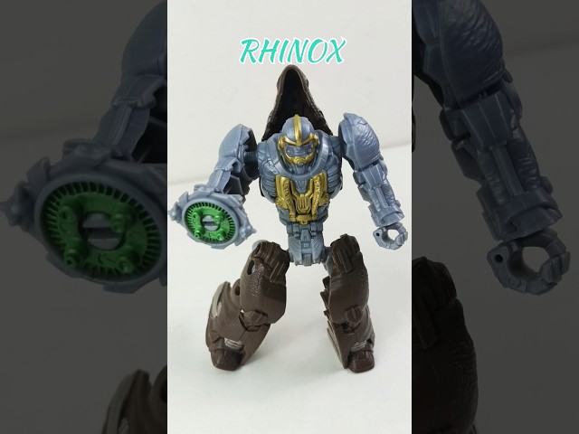 Vídeo relacionado con Transformers: Figura de acción Rhinox de Rise of The Beast Alliance, Beast Battle Masters Rhinox, a Partir de 6 años, 7,5 cm