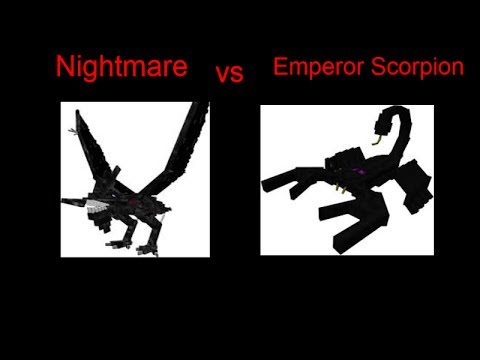 Minecraft / Mob Battles / Emperor Scorpion vs Nightmare