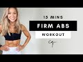 15 Min FIRM ABS WORKOUT At Home No Equipment Rectus Abdominis Workout