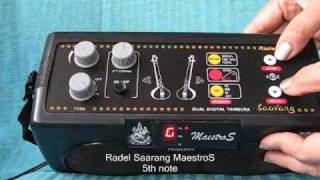 Video thumbnail for Radel Saarang MaestroS dual digital tanpura  - Part 3- other features by Radhika Rajnarayan