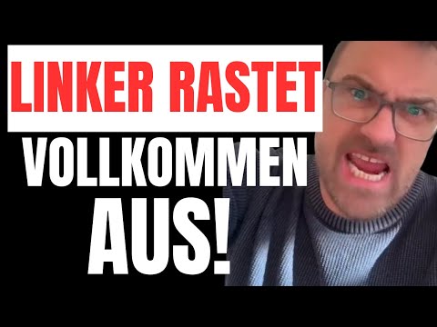 The leftist completely loses it and calls for a fight against AfD voters!