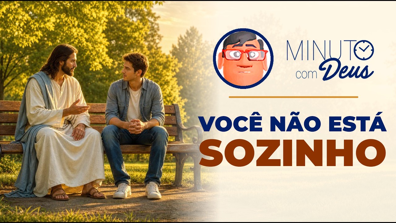 VOCÊ ESTÁ CANSADO DE LUTAR SOZINHO - Minuto com Deus de Hoje
