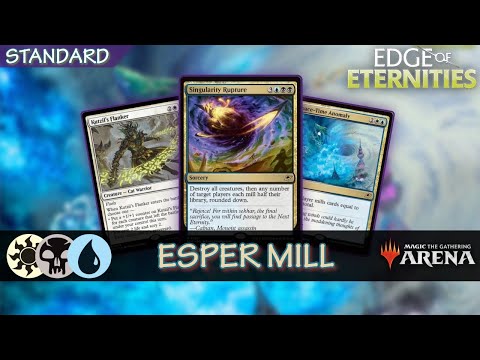 ⚪🔵⚫  Esper Mill Control | Standard MTG Arena EOE