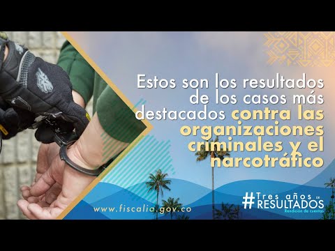 Estos son los resultados de los casos más destacados contra organizaciones criminales y narcotráfico - Publicado 2023-05-02