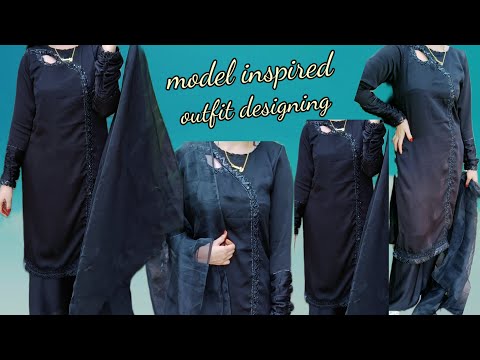 MODEL INSPIRED outfit designing lace work outfit designing #model #outfitideas ##trending #viral#