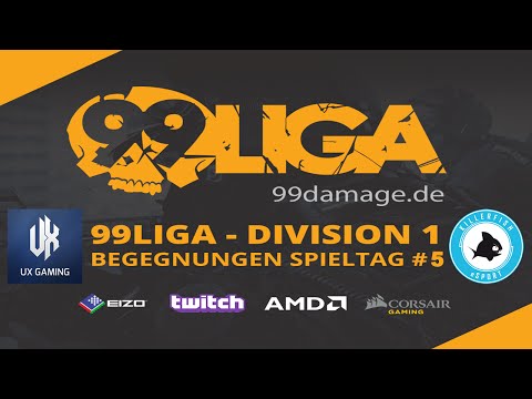 UX Gaming vs. KILLERFISH | Spieltag 5, 99Damage Liga Saison #1 | de_train Map 1