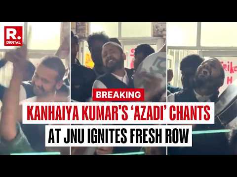 'Azadi' Chants at JNU: Kanhaiya Kumar Triggers Fresh Political Storm