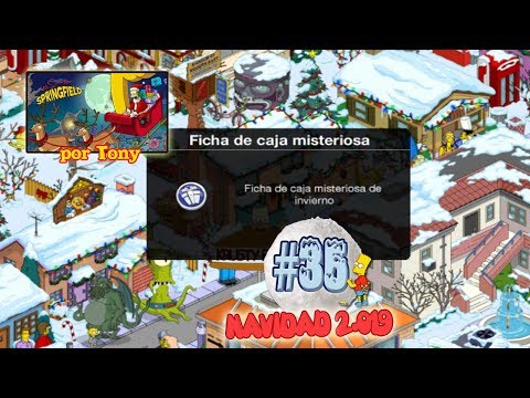 Los Simpson Springfield "Navidad'19: Capítulo 35 - Séptima Ficha de Caja Mist. de Invierno" por Tony