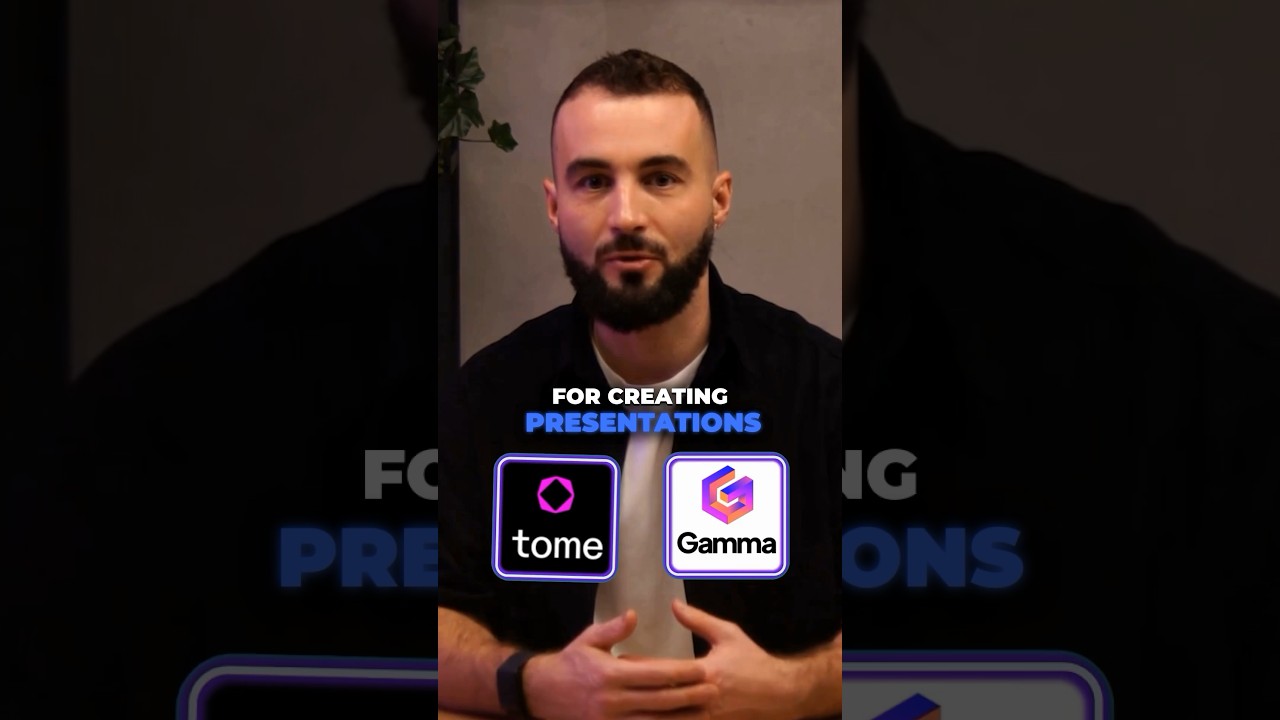 Comparing Tome VS Gamma. 2 most popular presentation AI tools #artificialintelligence