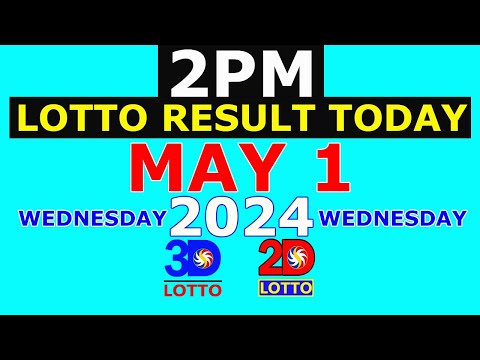 Lotto Result Today 2pm May 1 2024 (PCSO)