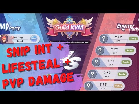 🔴 SNIPER INT + LIFESTEAL + PVP DAMAGE = NO CURE!!