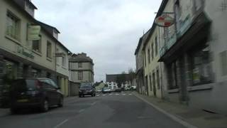 preview picture of video 'Driving Along Grande Rue, Corlay, Côtes D'Armor, Brittany, France 16th October 2009'