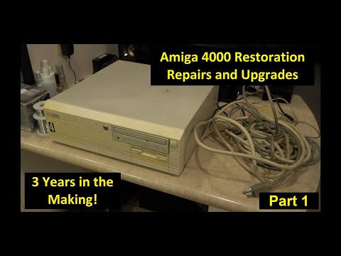 Amiga 4000 Restoration Video - 3 years in the making! (Part 1)