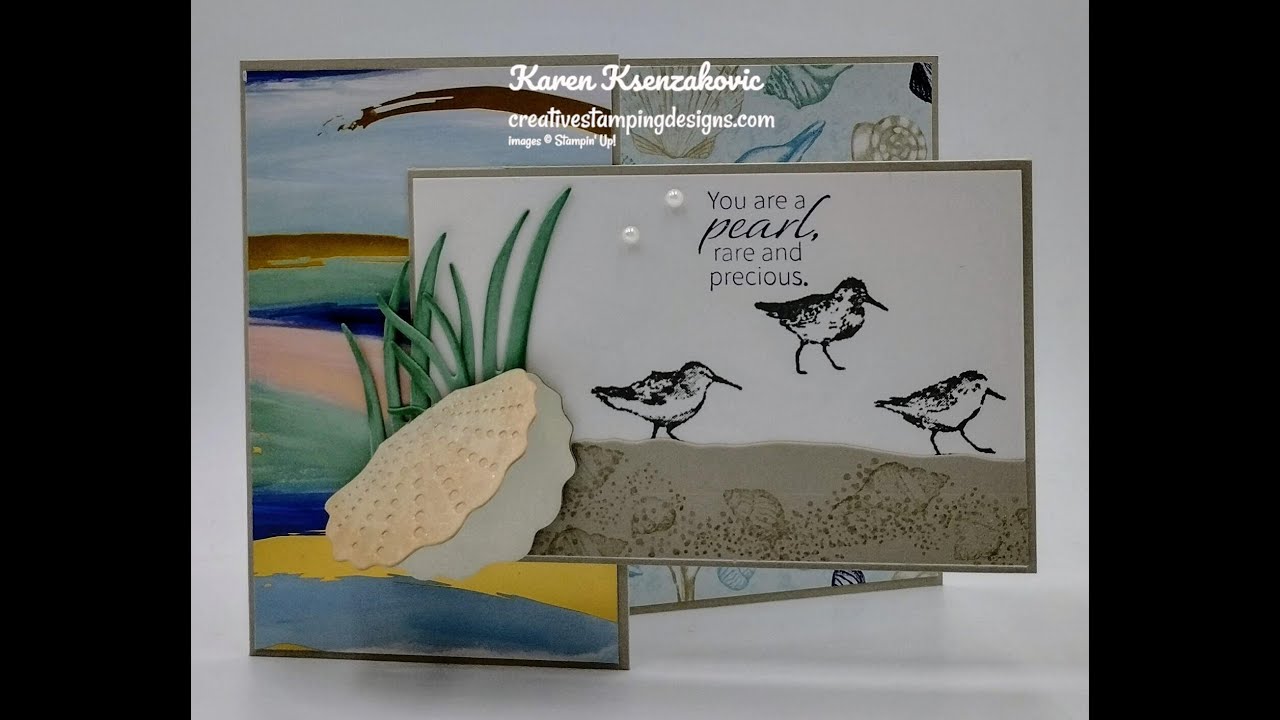 Stampin' Up! Seaside Bay Fun Fold Video Tutorial