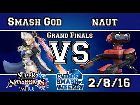 Cville Smash - HE | Smash God (Corrin) Vs naut (R.O.B.) - Grand Finals - Smash 4